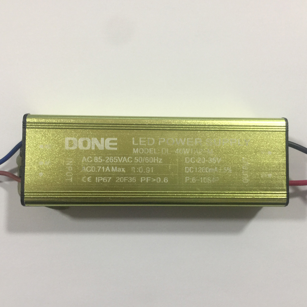 Driver p/Lámpara LED, IP67, 40W, 85-265Vac, Output: 20-36Vdc, 1200mA