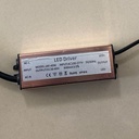 Driver p/Lámpara LED, IP65, 40W, 100-277Vac, Output: 36-65Vdc, 600mA