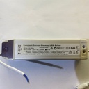 Driver p/Lámpara LED Triac Dimmable, IP20, 24-36W, 90-130Vac, Output: 43-70Vdc, 600mA