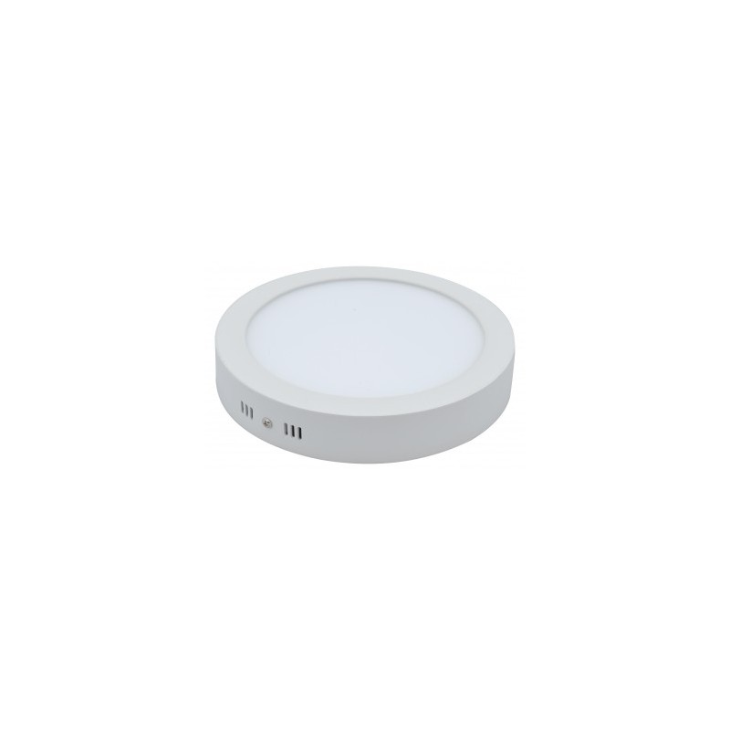 Kit Panel LED Circular Superficie, 24W, 11.5&quot;, CW 6000K, 100-277Vac