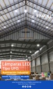 Lámpara High Bay SMD LED, Tipo UFO E, 50W, CW 6000K, 100-277Vac, Supresor de Pico 4KV, IP65, 90 Grados 110Lm/W