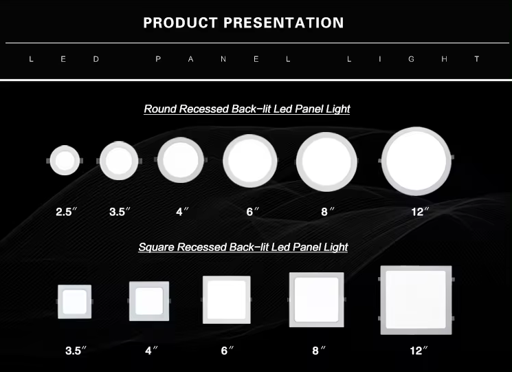 Panel LED Circular, p/Empotrar con Driver Integrado, 18W, 8.7&quot; (225mm), WW 3000K, 100-265Vac