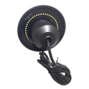 Lámpara tipo Reflector p/Jardín, 7.5W+4.5W, WW 3000K, IP65, 60 Grados, Diámetro: Ø150mm, Material: Aluminio, No incluye: Poste, estaca y base, Gris Oscuro