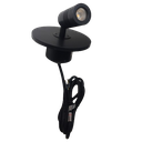Lámpara tipo Reflector p/Jardín, 7.5W+4.5W, WW 3000K, IP65, 60 Grados, Diámetro: Ø150mm, Material: Aluminio, No incluye: Poste, estaca y base, Gris Oscuro