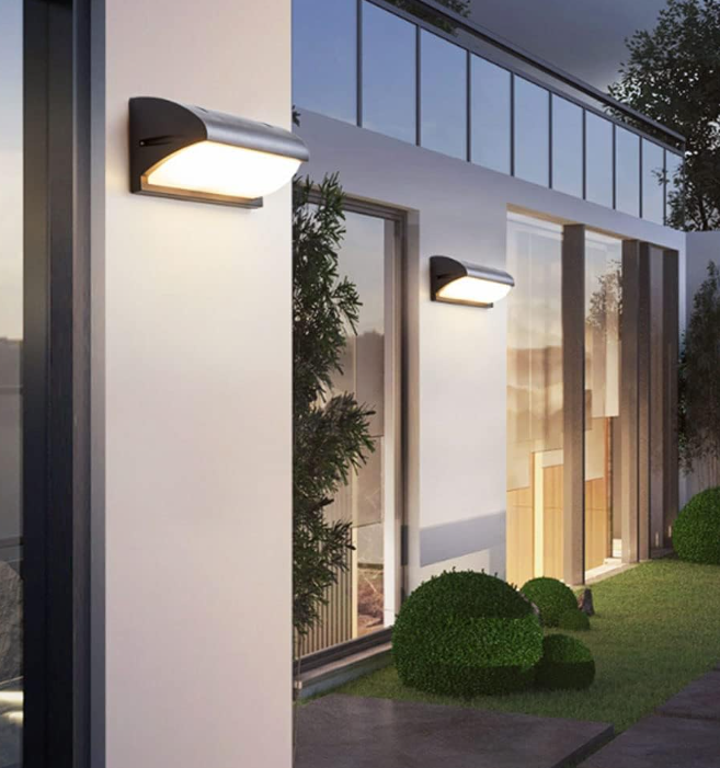 Lámpara LED de Pared (Aplique), DGW-009, 30W, CW 6000K, 85-265Vac, IP65, 180 Grados, Dimensiones: 380x140x140mm, Material: Aluminio