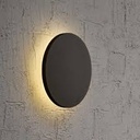 Lámpara LED Empotrable Circular DG-E001-0400, 4W, CW 6000K, 100-265Vac, IP65, 360 Grados, Dimensiones: Ø98x37mm, Gris Oscuro