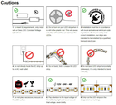 Cinta LED, SMD5050, CW 6000K, 12Vdc, Largo: 5Mts, Ancho: 10mm, 60Led/Mts, IP44