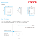 Dimmer Doble Color p/Lámpara LED, 0-10V, 100-240Vac