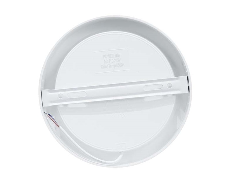 Panel LED Circular, p/Superficie con Driver Integrado, 18W, 8.6&quot; (220mm), NW 4000K, 100-265Vac