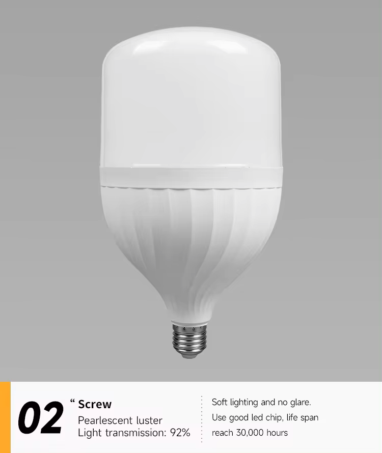 Bombilla LED TOP, 30W, CW 6000K, 100-265Vac, E27, Dimensiones: Φ115x185mm, IP20, 270 Grados