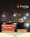 Reflector Modular (INWAY) LED, 300W, CW 6000K, 100-277Vac, Dimensiones: 400x300x75mm, IP65, 60 Grados, Negro