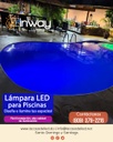 Lámpara de Piscina LED de Superficie, 25W, RGB, 12Vac, No Incluye Control, 60 Grados, No tiene memoria interna, IP68