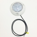 Lámpara de Piscina LED de Superficie, 25W, RGB, 12Vac, No Incluye Control, 60 Grados, Incluye memoria interna, IP68