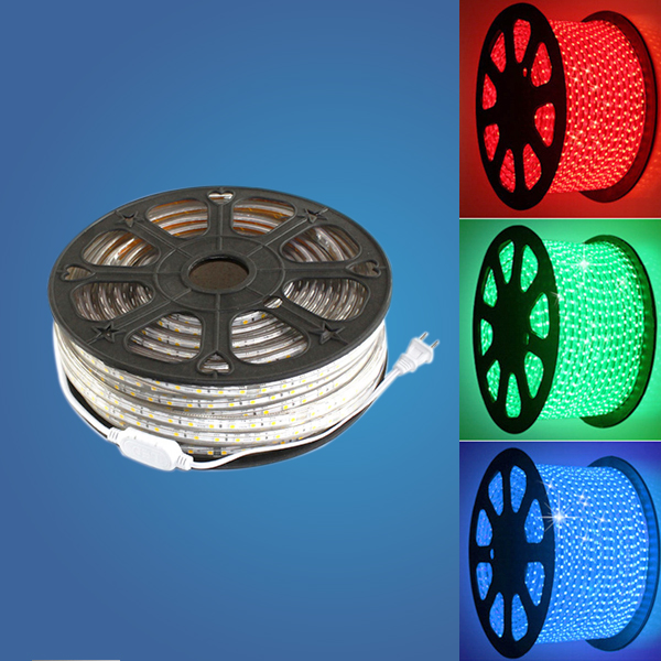 Manguera LED, 120Vac, IP65, RGB, SMD5050, 60Led/Mts