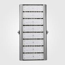 Reflector LED Modular FL2C-8, 480W, 8 Módulos, 5000K, M16A-VCA (8x63pcs), 5390, 90 Grados, SANAN 3030, 72,000 horas de vida útil, 100-277Vac, IP68, Gris