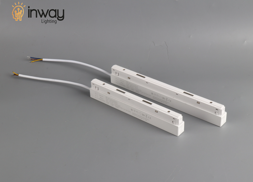 Driver para Lámpara Magnética de 2 cables y 20mm de ancho, 200W, 11.81&quot;(300mm), 110-220Vac, 48Vdc, Blanco