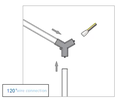 Conector Tipo Y para Módulo LED Lineal Geometric
