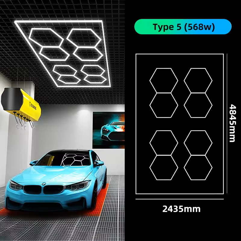 Módulo LED Lineal Geometric, 7W, 440mm, 6000K Blanco Frío, 100-260Vac, Frost, Plástico, 100Lm/W, 120 Grados