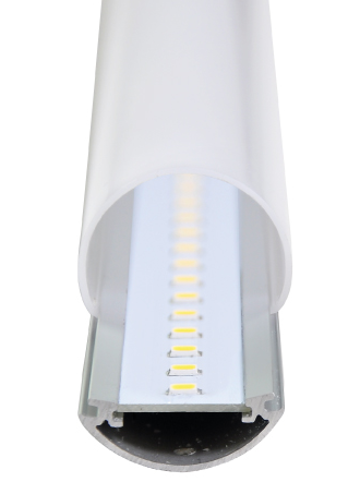 Tubo T8 LED, FP&gt;0.9, 36W, 96&quot;(240cm), FA8, CW 6000K, 100-277Vac, Alimentación Doble, Clear, Aluminio-PC, 1 Pin, 100Lm/W