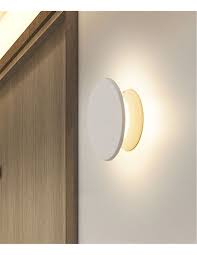 Lámpara LED Decorativa de Pared (Aplique), DG50215W, 3W, 3000K Blanco Cálido, 85-265Vac, Dimensiones: Φ120X120XH60MM, IP20