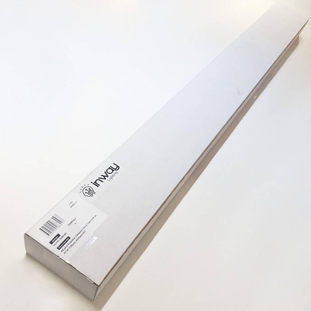 Kit para Empotrar Lámpara Lineal Light LED de 96&quot;(240cm), Múltiple CCT