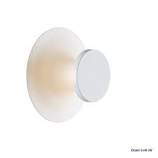 Lámpara LED Decorativa de Pared (Aplique), DG60151W, 5W, CW 6000K, 85-265Vac, Dimensiones: Φ150X150XH90MM, IP20