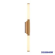 Lámpara LED Decorativa de Pared (Aplique), DG50640W, 7W, NW 4000K, 85-265Vac, Dimensiones: 65x80x400mm, IP20, Dorado