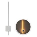 Lámpara LED Decorativa de Pared (Aplique), DG61424W, 24W, 16+8W, CW 6000K, 85-265Vac, Dimensiones: Φ136X60XH815MM, IP20