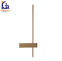 Lámpara LED Decorativa de Pared (Aplique), DG50057W, 27W, NW 4000K, 85-265Vac, con 2pcs de Switch ON-OFF, Dimensiones: 350x60x920mm, IP20, Pale Gold con Blanco