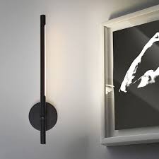 Lámpara LED Decorativa de Pared (Aplique), DG50170W, 10W, NW 4000K, 85-265Vac, Dimensiones: 120x70x600mm, IP20, Negro