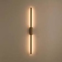 Lámpara LED Decorativa de Pared (Aplique), DG50790W, 6W, NW 4000K, 85-265Vac, Dimensiones: 70x50x380mm, IP20, Dorado