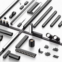Módulo de Alimentación p/Riel de 27mm de Lámpara Slim Magnética y 48Vdc, Negro