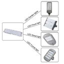 Módulo Rayflex LED, 100W, 6000K Blanco Frío, 60 Grados, 60-80Vdc, SANAN 3030