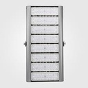Reflector LED Modular FL2C-8, 480W, 8 Módulos, 5000K, M16A-VCA (8x63pcs), 2360, 60 Grados, SANAN 3030, 72,000 horas de vida útil, 100-277Vac, IP68, Gris