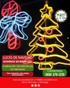 Adorno Navideño en Neón LED p/exterior tipo Arbolito, 35W, 2700K + Rojo, 110Vac, Dimensiones: L70xW55cm