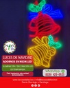 Adorno Navideño en Neón LED p/exterior tipo Campana, 792W, Multicolor, 110Vac, Dimensiones: L180xW90cm