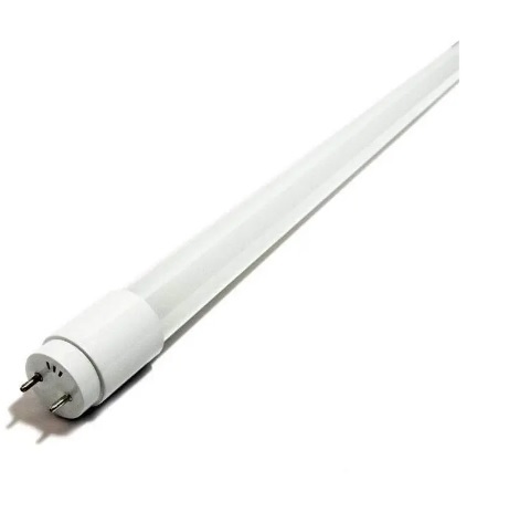 Tubo T8 LED, FP&gt;0.9, 18W, 48&quot;(120cm), G13, 6000K Blanco Frío, 100-277Vac, Alimentación Doble, Frost, Glass, 105Lm/W