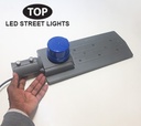 Lámpara de Calle LED SMD TOP tipo F con base para fotocelda Nema-3P, 150W, 6000K Blanco Frío, 100-277Vac, 70x150 Grados