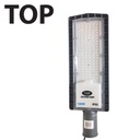 Lámpara de Calle LED SMD TOP tipo F con base para fotocelda Nema-3P, 100W, 6000K Blanco Frío, 100-277Vac, 70x150 Grados