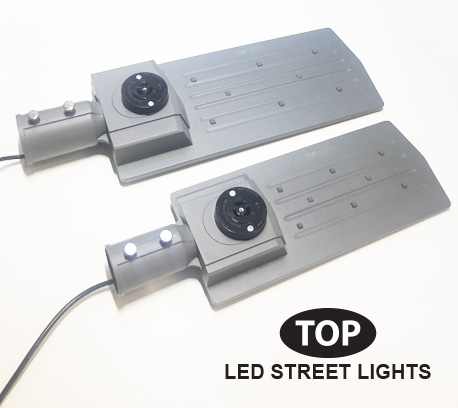 Lámpara de Calle LED SMD TOP tipo F con base para fotocelda Nema-3P, 150W, 6000K Blanco Frío, 100-277Vac, 70x150 Grados