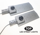 Lámpara de Calle LED SMD TOP tipo F con base para fotocelda Nema-3P, 150W, 6000K Blanco Frío, 100-277Vac, 70x150 Grados