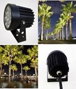 Lámpara Estaca Spot Light de Jardín tipo COB, 3W, 3000K Blanco Cálido, 100-265Vac, IP65, 45 Grados