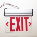 Letrero de Salida Retroiluminado LED color Rojo, 120-277Vac, con Batería integrada de 4.8V, 600mAh, 90 minutos