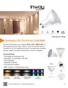 Bombilla LED Dicroica COB, 5W, 4000K Blanco Natural, GU5.3/MR16, 100-260Vac, IP20, 30 Grados, Dimensiones: Ф50x60mm