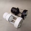 Cajetín p/Track light LED con Base tipo Ceiling, DG-5402, Base: GU10, 2 cables, Dimensiones: 60x90mm, Negro