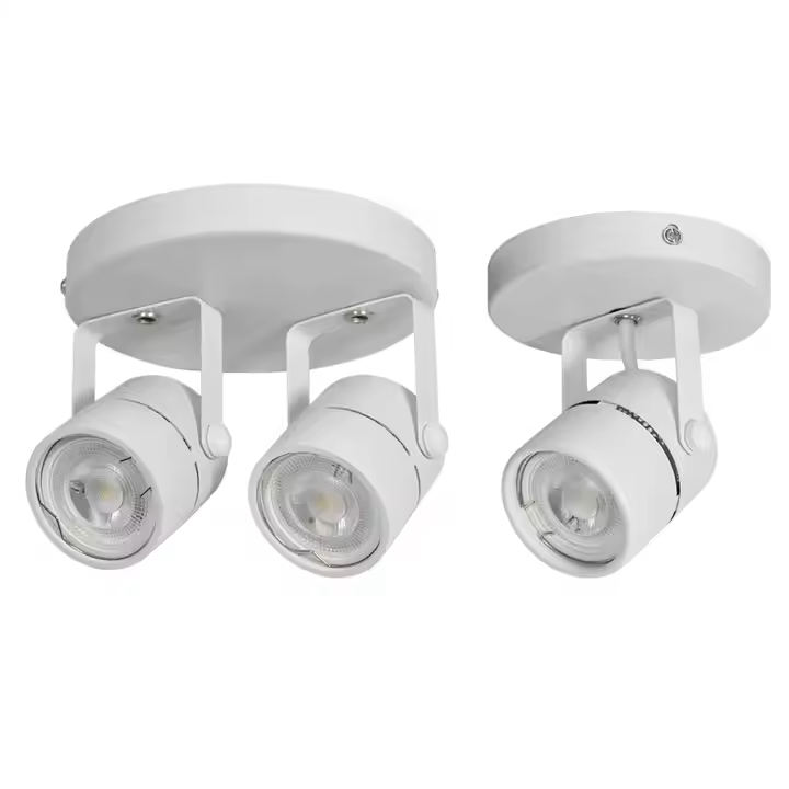 Cajetín p/Track light LED con Base tipo Ceiling, DG-5402, Base: GU10, 2 cables, Dimensiones: 60x90mm, Negro