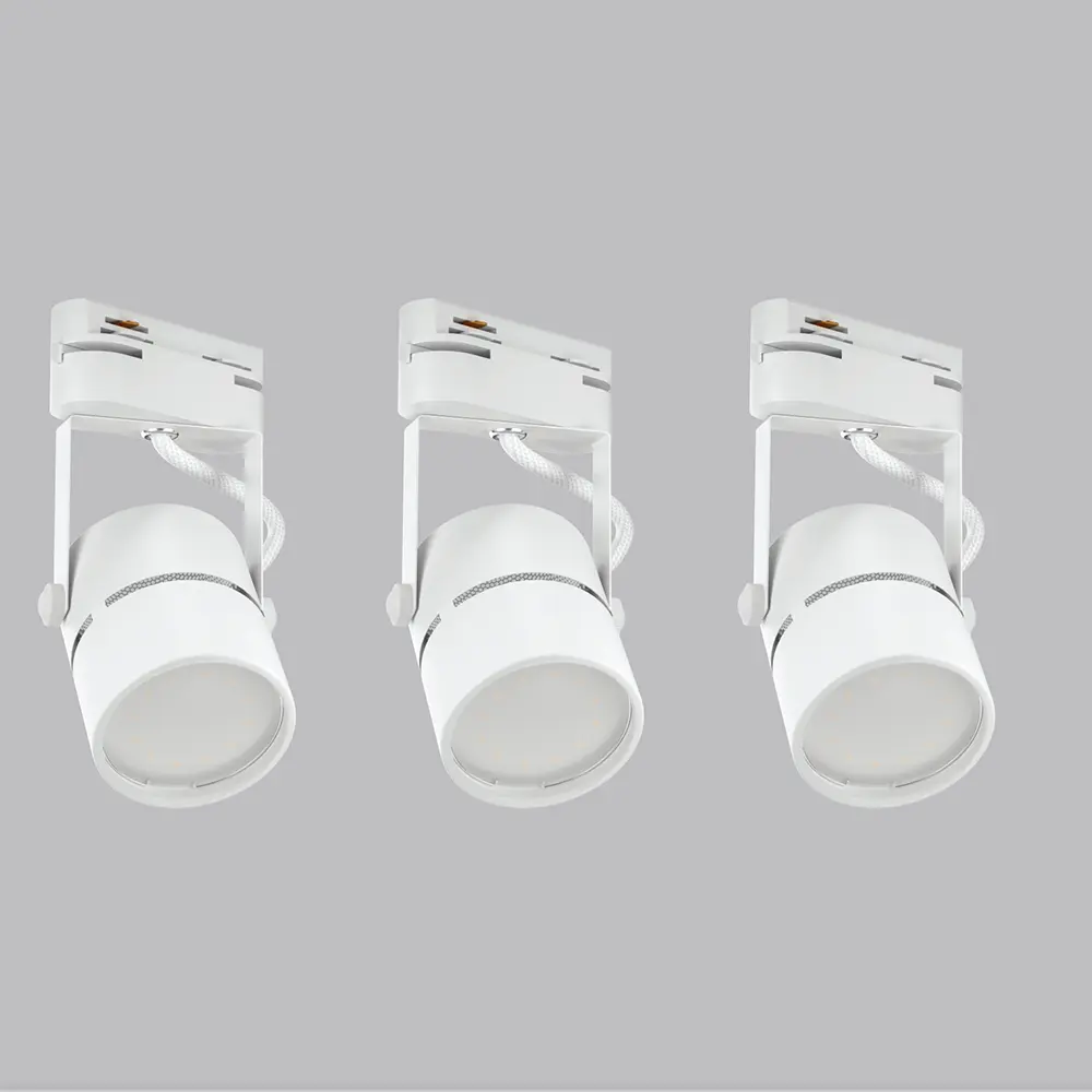 Cajetín p/Track light LED, DG-5402-2, Base: GU10, 2 cables, Dimensiones: 60x90mm, Blanco