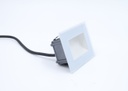 Step Light LED DG-001-0300, 3W, WW 3000K, 100-265Vac, IP65, 45x120 Grados, Dimensiones: 105x81x40mm, Blanco