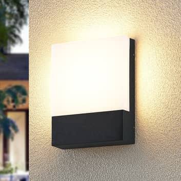 Lampara LED de Pared (Aplique), DGW-1842, 18W, CW 6000K, 85-265Vac, IP65, Negro, 360 Grados, Dimensiones: 200x160x45mm, Material: Aluminio