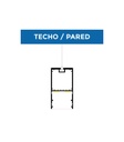 Perfil de Aluminio p/Cinta LED con PCB de 15mm, DG-S7635, Medidas: 76x35x2000mm, p/Superficie, incluye: difusor, 2 tapas terminales y 4 clip